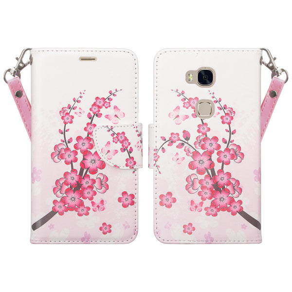 Huawei Sensa Wallet Case - Cherry Blossom - www.coverlabusa.com