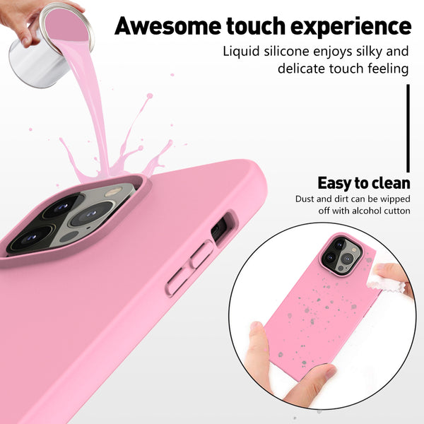 apple iphone 13 pro max full-body tpu case - pink - www.coverlabusa.com