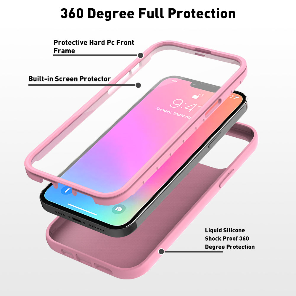 Telefono Protector Cober Funda Para De Iphone 12 Pro Max Case Cover Pink 🩷