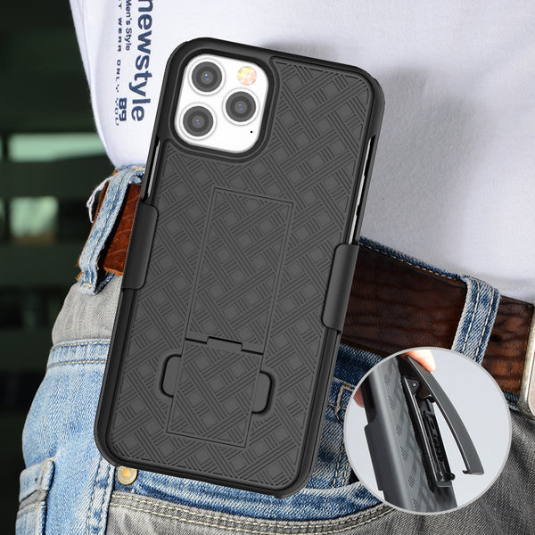 apple iphone 12 pro holster shell combo case - www.coverlabusa.com