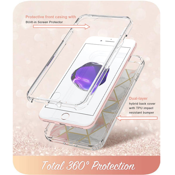 apple ipohne 8 plus full-body case - pink marble - www.coverlabusa.com