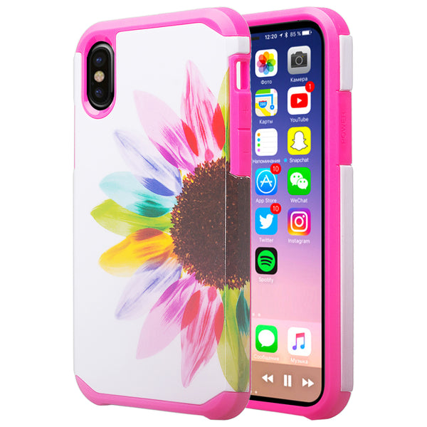 apple iphone xs max hybrid case - vivid sunflower - www.coverlabusa.com