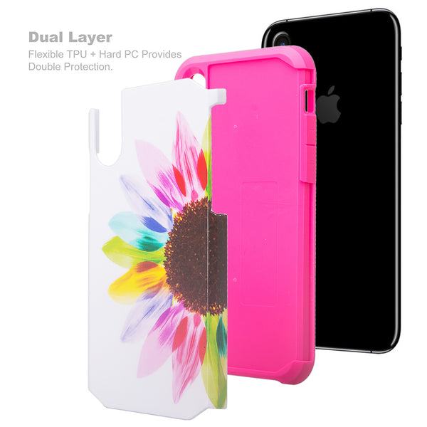 apple iphone xs max hybrid case - vivid sunflower - www.coverlabusa.com