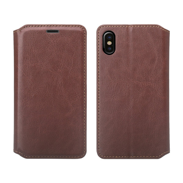 apple iphone xr wallet case - brown - www.coverlabusa.com