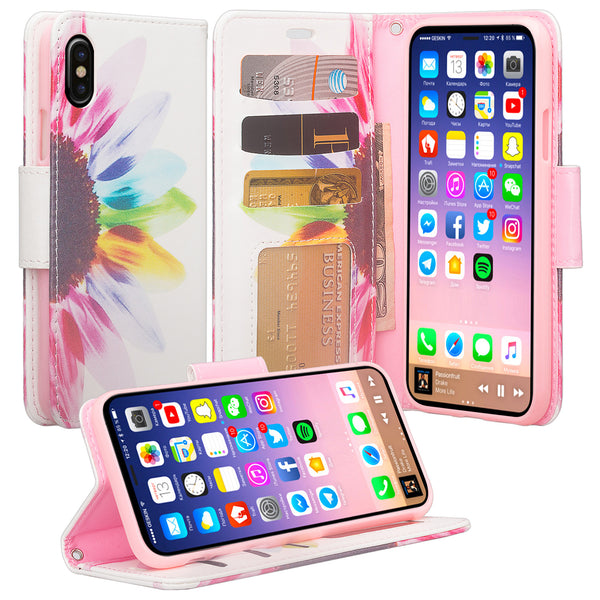 apple iphone xs max wallet case - vivid sunflower - www.coverlabusa.com