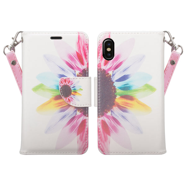 apple iphone xs max wallet case - vivid sunflower - www.coverlabusa.com