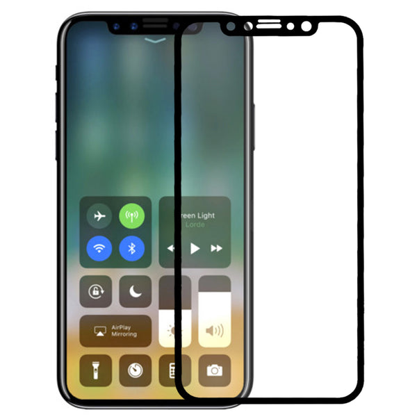 apple iphone x screen protector tempered glass - black - www.coverlabusa.com