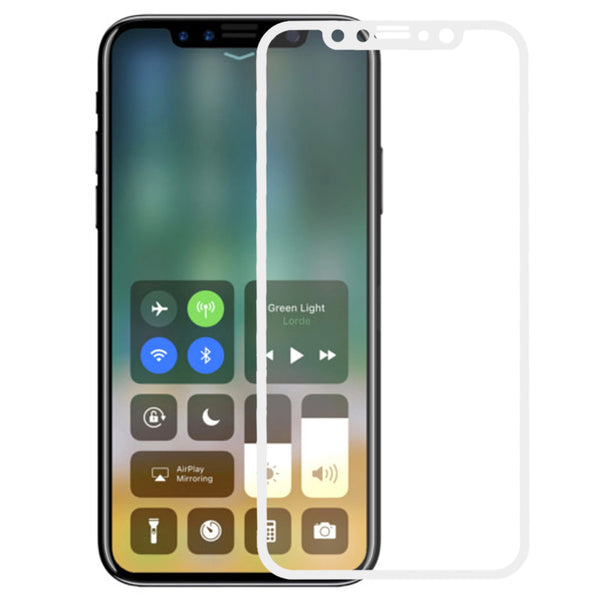 apple iphone x screen protector tempered glass - white - www.coverlabusa.com