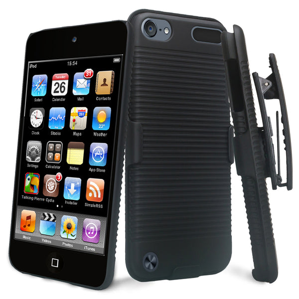 apple ipod touch 5 holster shell combo case - www.coverlabusa.com