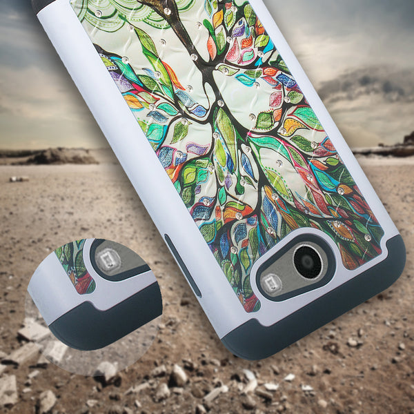 samsung galaxy j3 emerge case - rhinestone tree - www.coverlabusa.com