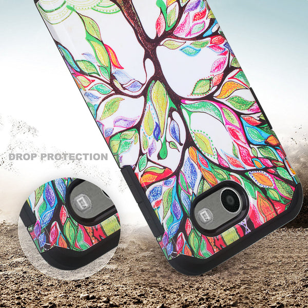 samsung galaxy J3 emerge hybrid case - vibrant tree - www.coverlabusa.com