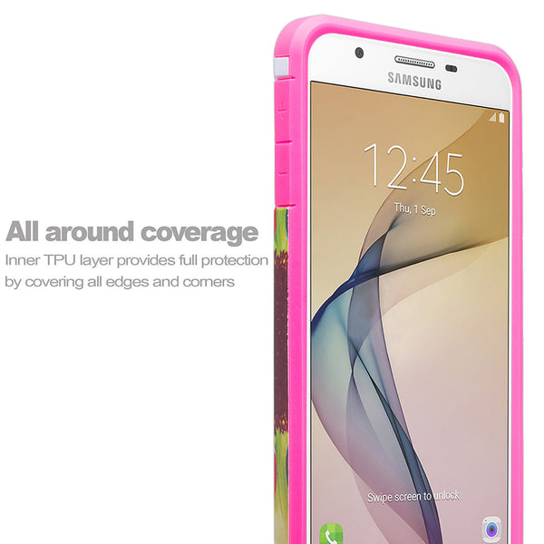 samsung galaxy J7 prime hybrid case - vivid sunflower - www.coverlabusa.com