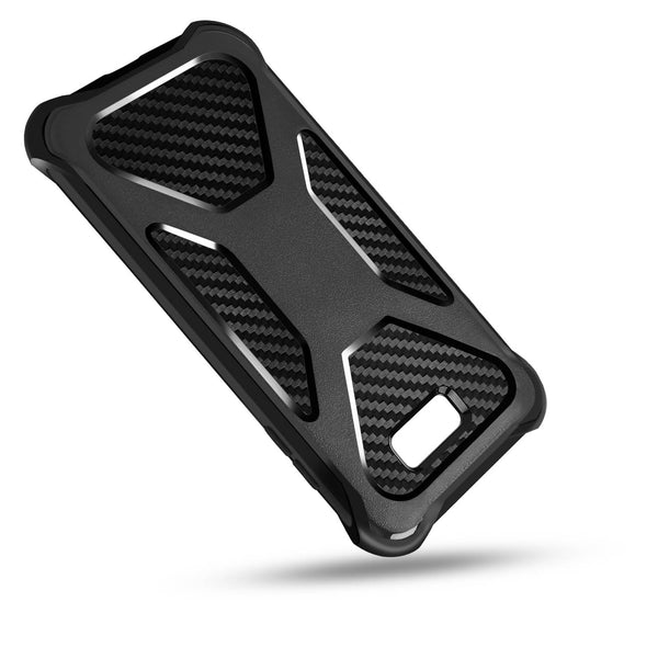 Galaxy J7(2017) Carbon Fiber combo case - Black - www.coverlabusa.com