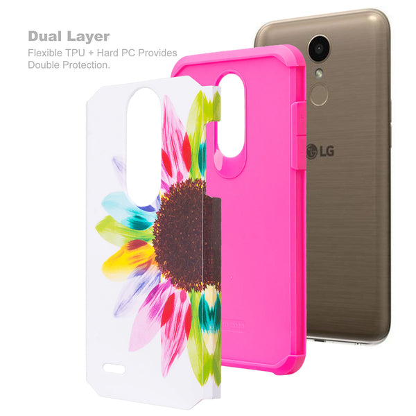 lg k10 2018 hybrid case - vivid sunflower - www.coverlabusa.com