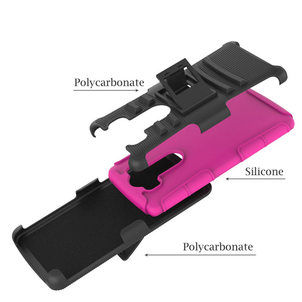  lg v10 case - holster - hot pink - www.coverlabusa.com