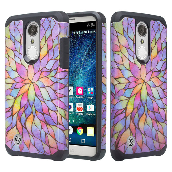 lg aristo hybrid case - rainbow flower - www.coverlabusa.com