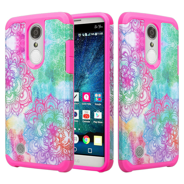 lg aristo case - hybrid teal flower - www.coverlabusa.com