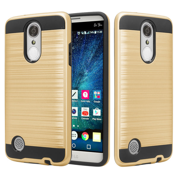 lg aristo case - hybrid brush - gold - www.coverlabusa.com