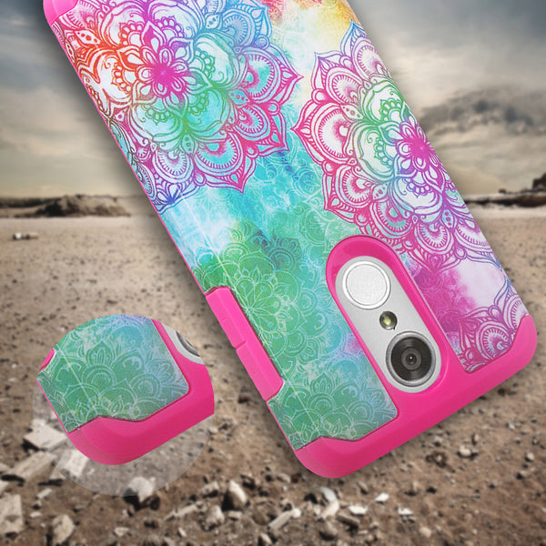 lg aristo case - hybrid teal flower - www.coverlabusa.com