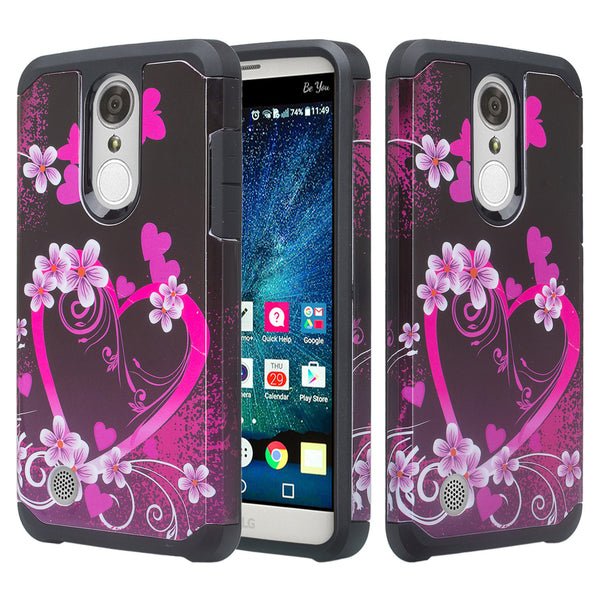 lg K4(2017) hybrid case - heart butterflies - www.coverlabusa.com