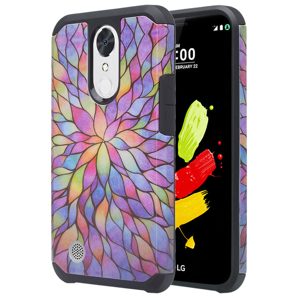 lg aristo hybrid case - rainbow flower - www.coverlabusa.com