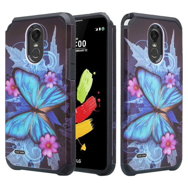 lg stylo 3 case - blue butterfly - www.coverlabusa.com
