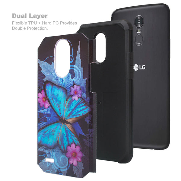 lg stylo 3 case - blue butterfly - www.coverlabusa.com