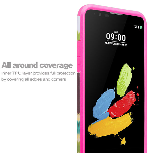 lg stylo 3 hybrid case - vivid sunflower - www.coverlabusa.com