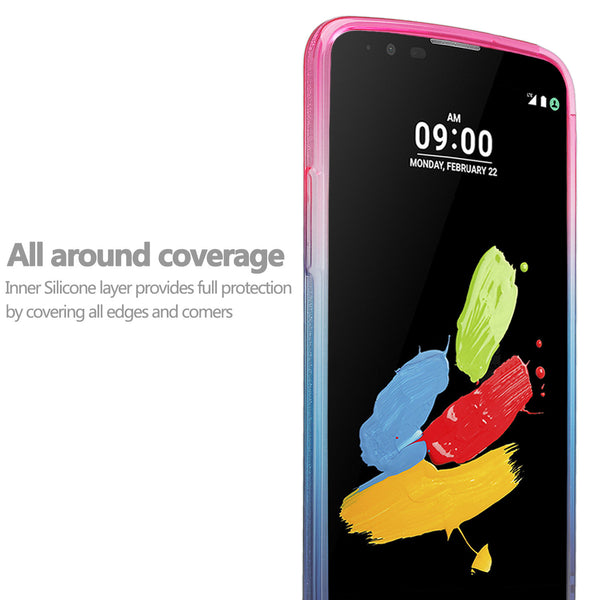 lg stylo 3 glitter case - hot pink - www.coverlabusa.com