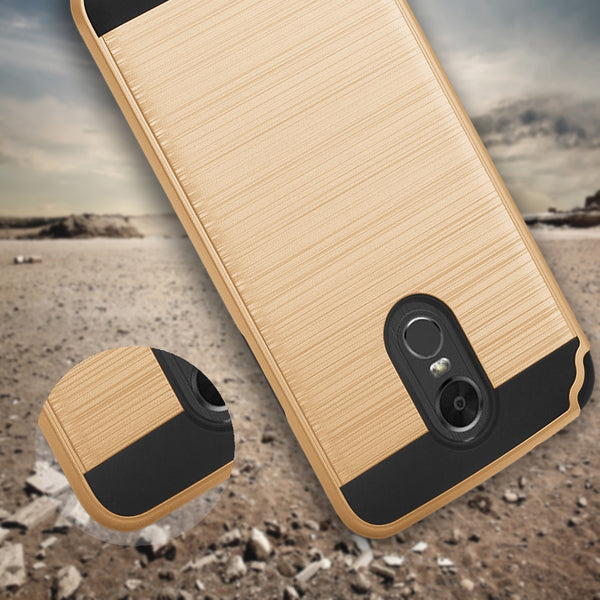 lg stylo 3 case - brush gold - www.coverlabusa.com