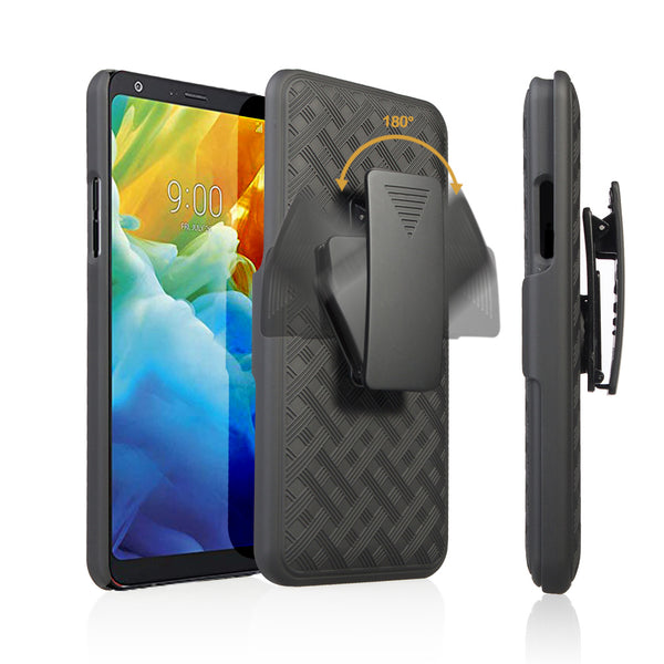 lg stylo 5 holster shell combo case - www.coverlabusa.com