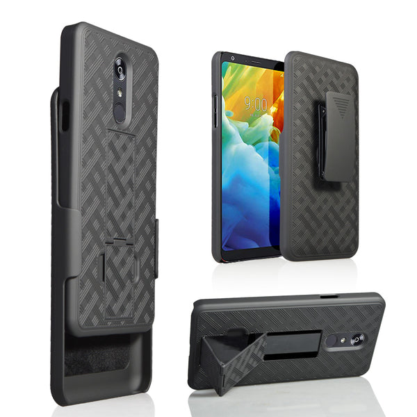 lg stylo 5 holster shell combo case - www.coverlabusa.com