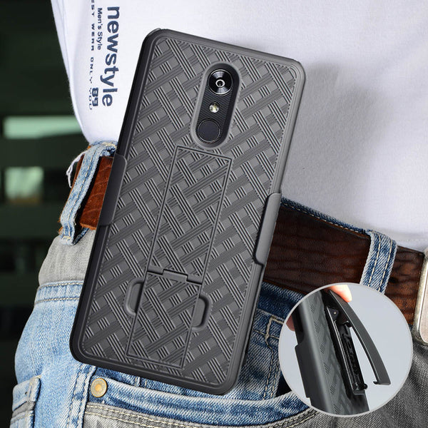 lg stylo 5 holster shell combo case - www.coverlabusa.com