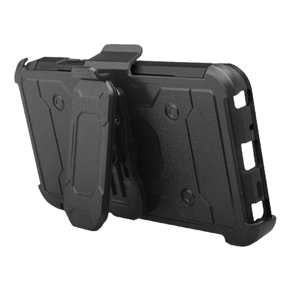 LG Stylo 4 Hybrid Holster Case - Black - www.coverlabusa.com