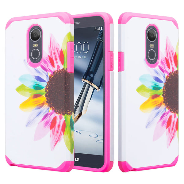 lg stylo 4 play hybrid case - vivid sunflower - www.coverlabusa.com