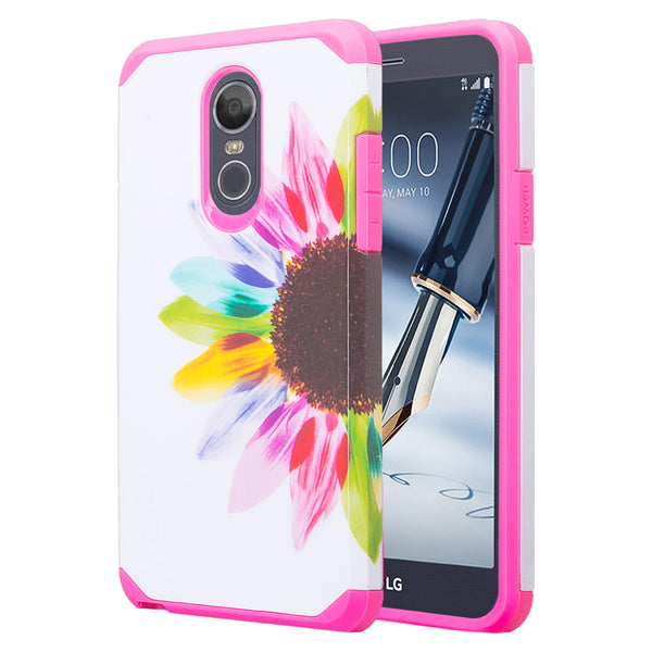 lg stylo 4 play hybrid case - vivid sunflower - www.coverlabusa.com