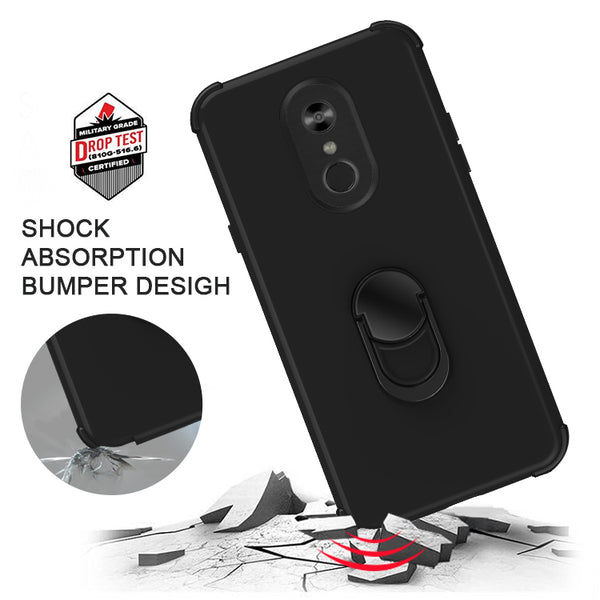 lg stylo 4 sgp ring - black/black - www.coverlabusa.com