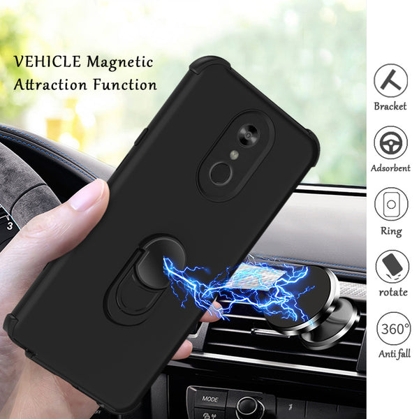 lg stylo 4 sgp ring - black/black - www.coverlabusa.com