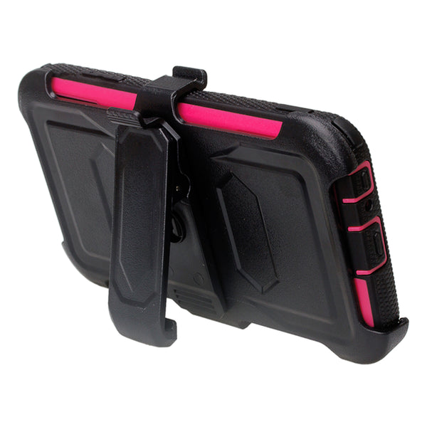 lg x power 2 heavy duty holster case - hot pink - www.coverlabusa.com