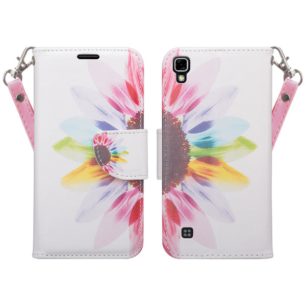 lg x power leather wallet case - vivid sunflower - www.coverlabusa.com