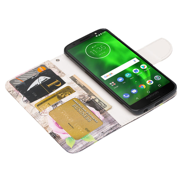 Motorola Moto G6 2018 Wallet Case - paris - www.coverlabusa.com