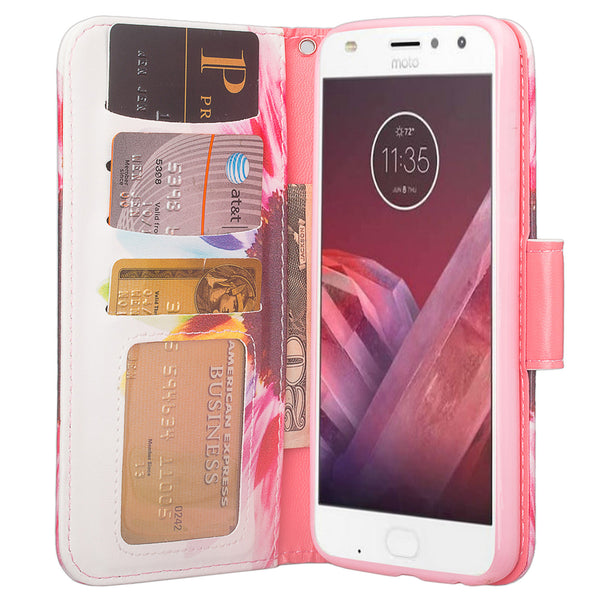 Moto Z2 Play Wallet Case - vivid sunflower - www.coverlabusa.com