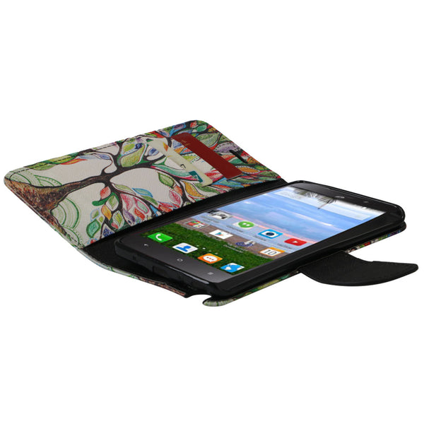 samsung galaxy note Edge wallet case - colorful tree - www.coverlabusa.com