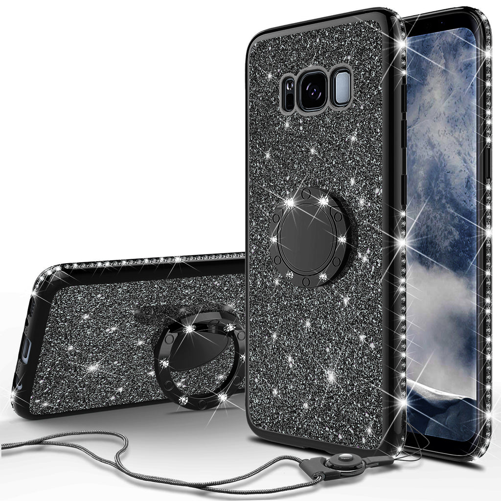 skjold farligt foder Samsung Galaxy S8 Plus Case, SM-G955 Case, Glitter Cute Phone Case Gir –  SPY Phone Cases and accessories