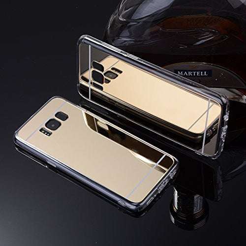 samsung s8 plus mirror case - gold - www.coverlabusa.com