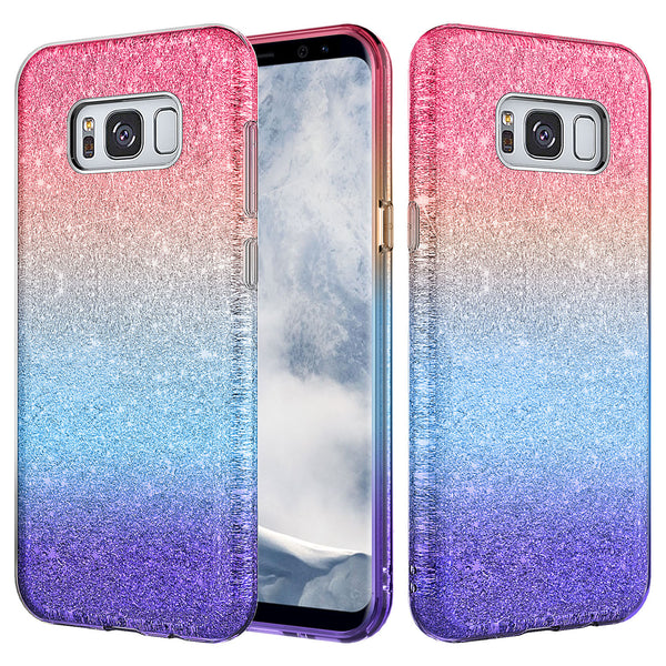 samsung galaxy s8 glitter case - hot pink - www.coverlabusa.com