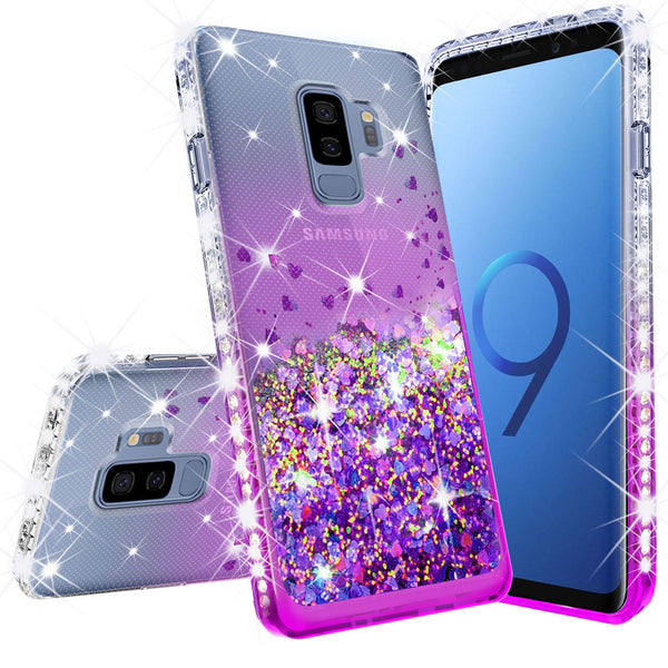 clear liquid phone case for samsung galaxy s9 - purple - www.coverlabusa.com 