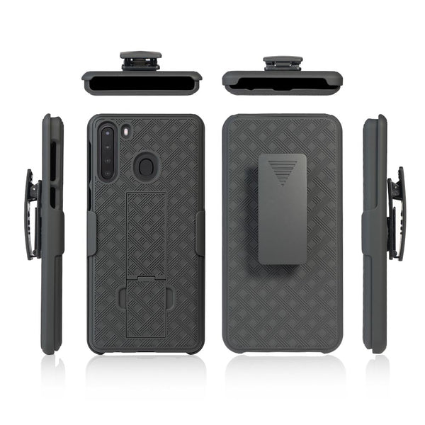 samsung galaxy a21 holster shell combo case - www.coverlabusa.com