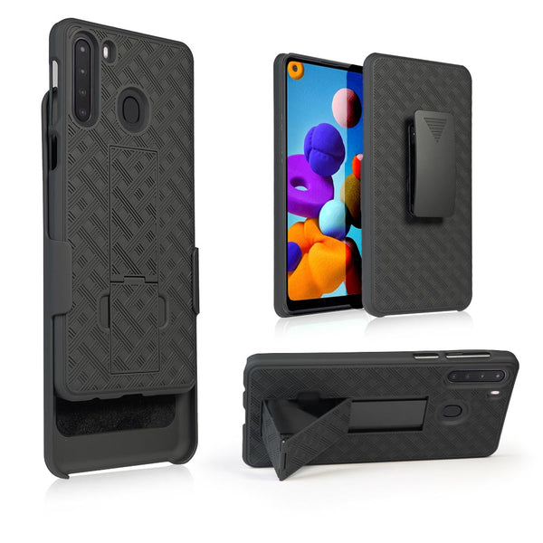 samsung galaxy a21 holster shell combo case - www.coverlabusa.com