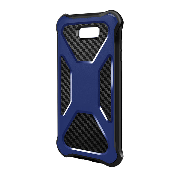 Galaxy J7(2017) Carbon Fiber combo case - Blue - www.coverlabusa.com